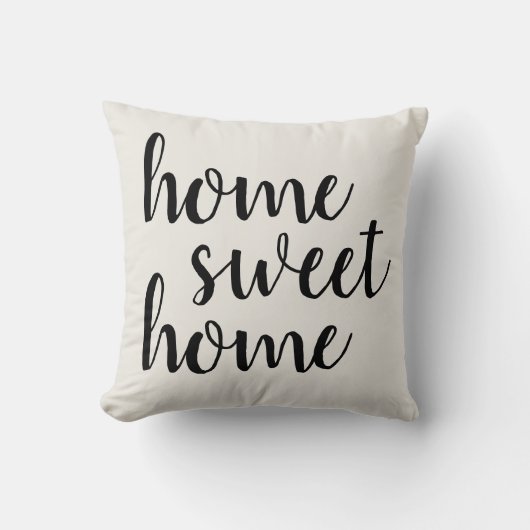 Oreiller jeté Home Sweet Home (Recto)