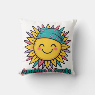 Oreiller jeté infirmière Sunshine et Scrubs