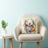 Oreiller jeté Lapin Bunny endormi (Chaise)