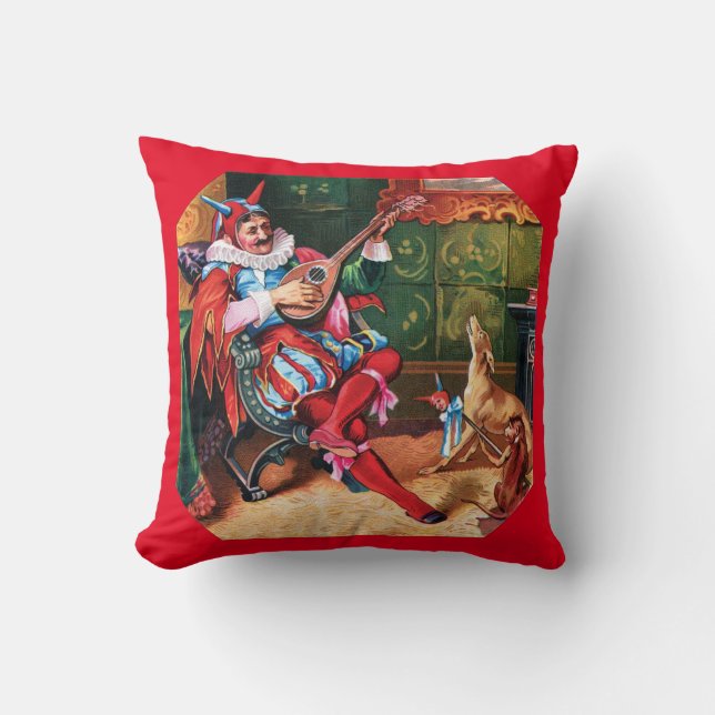 Oreiller jeté Le Bouffon préféré du Roi (Recto)