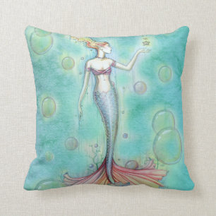 Oreiller jeté Mermaid Bubbles