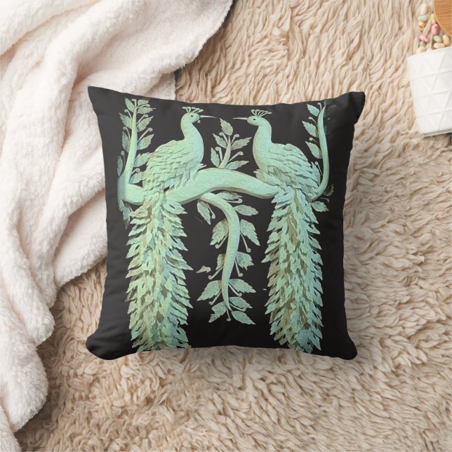 Oreiller jeté monochrome Royal Peacock (Couverture)