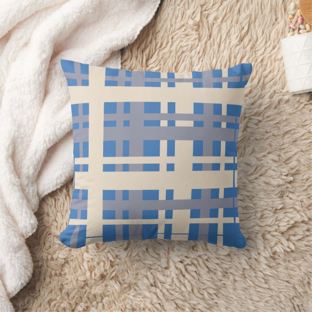 Oreiller jeté motif lignes (Couverture)