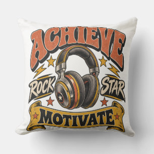 Oreiller jeté Motiver Star du Rock