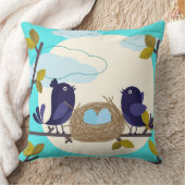 Oreiller jeté Nid d'oiseau (Couverture)
