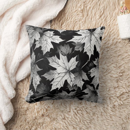 Oreiller jeté noir et blanc (Couverture)