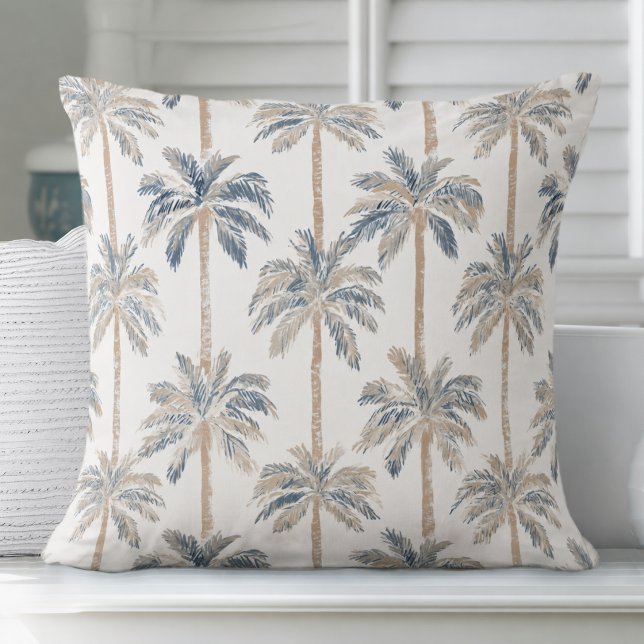 Oreiller jeté Palmier (Palm Tree Throw Pillow by Totally Coast)