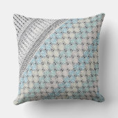 Oreiller jeté pastel moderne à deux faces (Verso)