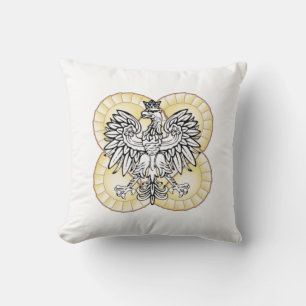 Oreiller jeté Pierogi Aigle Polonais
