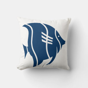 Oreiller jeté poisson