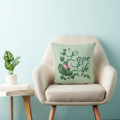 Oreiller jeté pour aimer la vie (Chaise)
