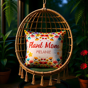 Oreiller jeté pour maman de jardin de fleurs sauva