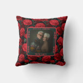 Oreiller jeté pour renouvellement de vœux sentimen (Verso)