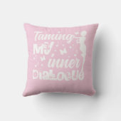 Oreiller jeté rose Coussin de l'enfant intérieur e (Verso)