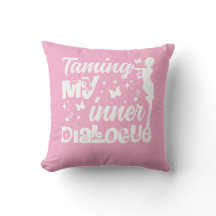 Oreiller jeté rose Coussin de l'enfant intérieur e
