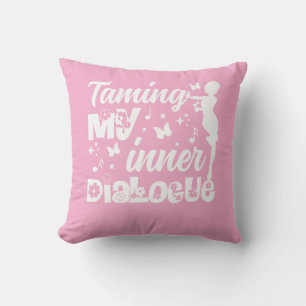 Oreiller jeté rose Coussin de l'enfant intérieur e