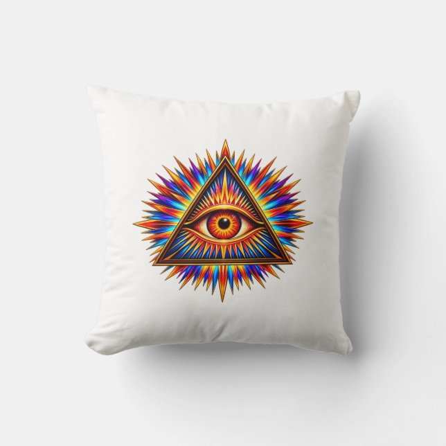 Oreiller jeté Ruby Sun Eye (Recto)