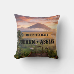 Oreiller jeté souvenir de voyage à Bali Indonésie