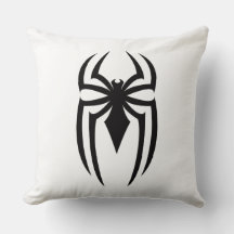 Oreiller jeté Symbole d'araignée de la Phantom Tro