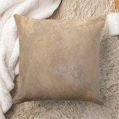 Oreiller jeté texturé or beige (Couverture)