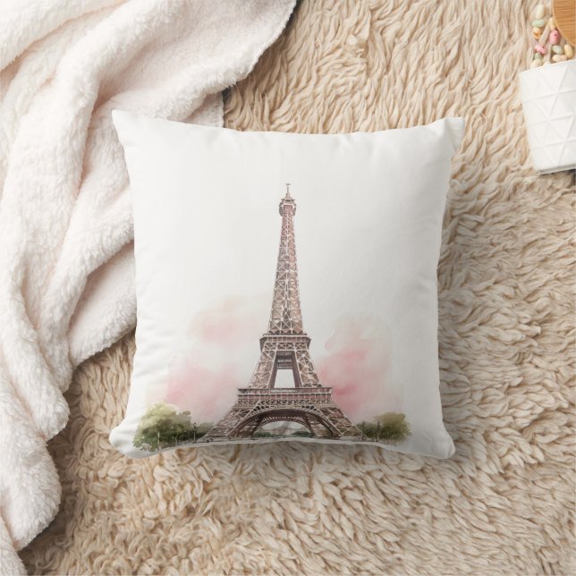 Oreiller jeté Tour Eiffel de Paris  (Couverture)