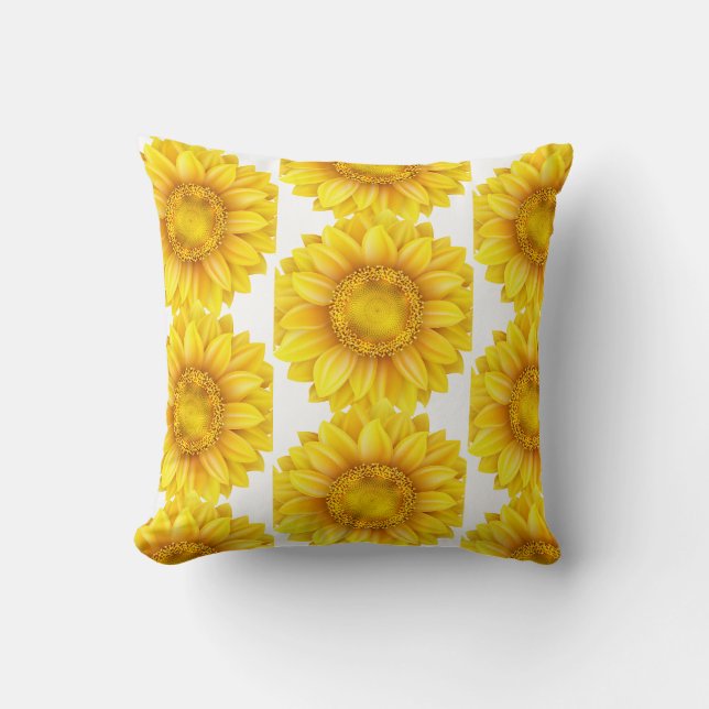 Oreiller jeté Tournesol (Recto)