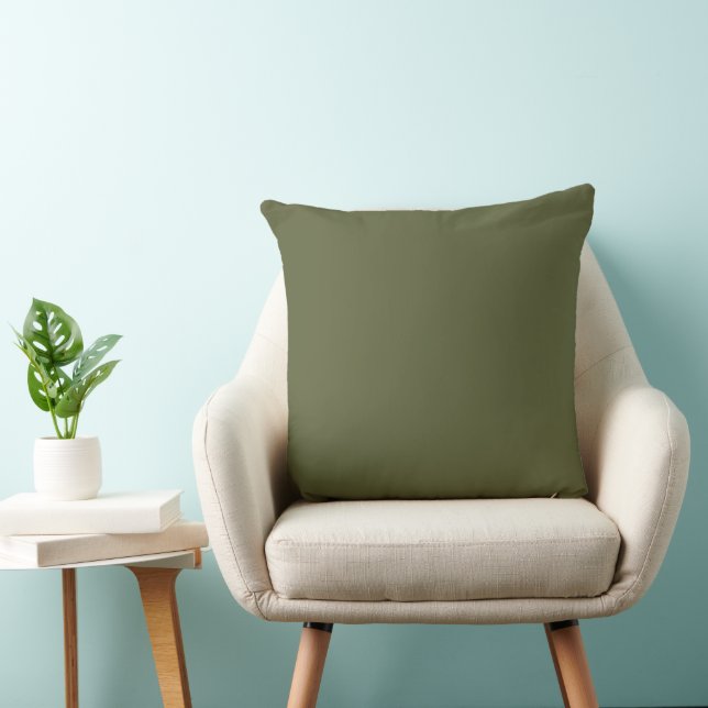 Oreiller jeté vert gazon (Chaise)
