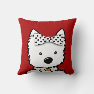 Oreiller jeté Westie Girl