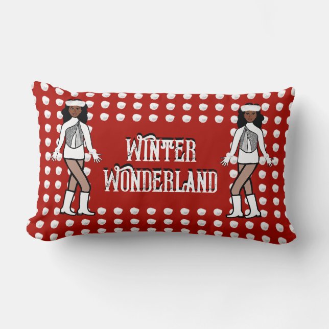 Oreiller Jeu de Vacances Rouge/Blanc/Argent (Recto)