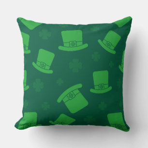 Oreiller jour de la Saint-Patrick Chapeau de Lepre