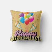 Oreiller Joyeux Anniversaire, (Recto)