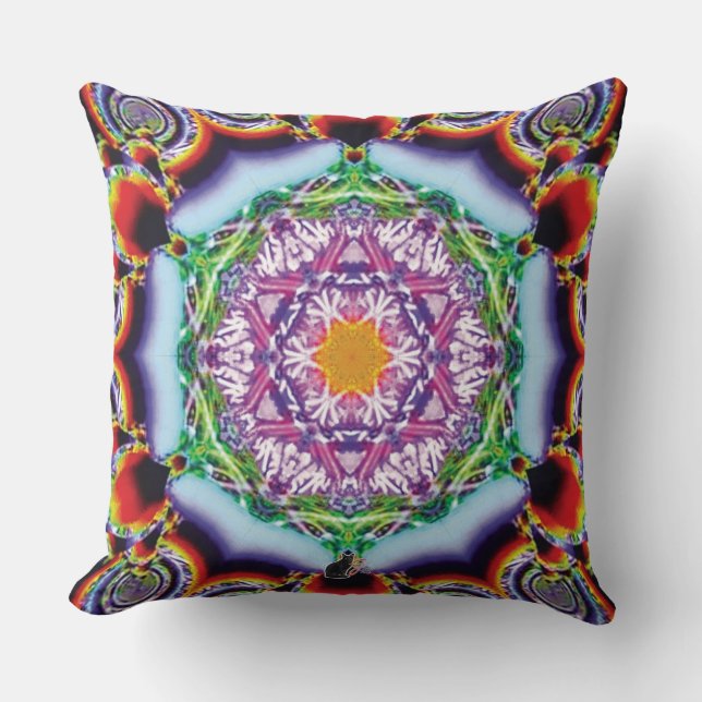 Oreiller Kaléidoscope de Zion (Recto)