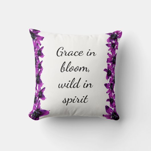 Oreiller Lily Violet (Recto)