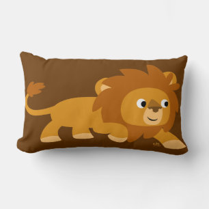 Oreiller Lion Lion Cartoon intelligent mignon