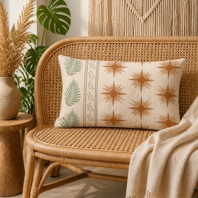 Oreiller Lombaire Botanique Boho Geo (Créateur téléchargé)