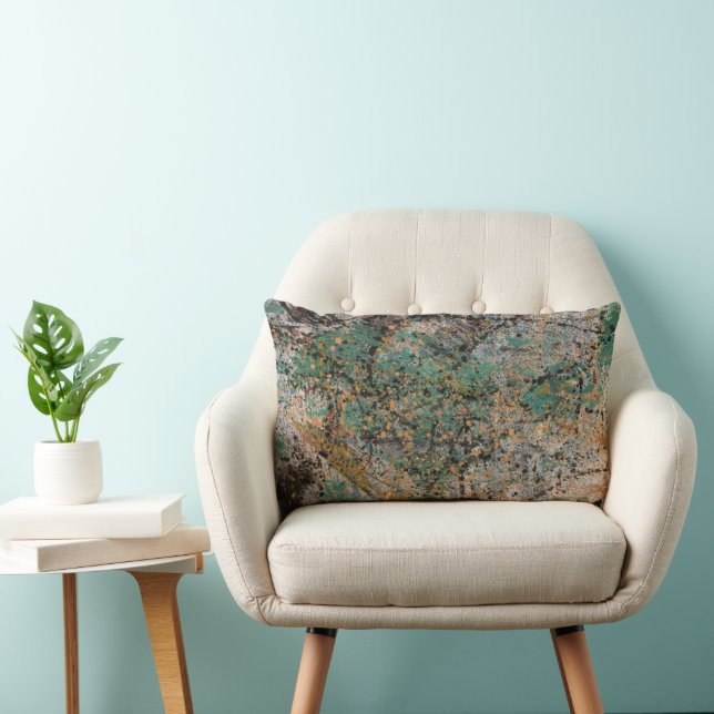 Oreiller lombaire en art abstrait (Chaise)
