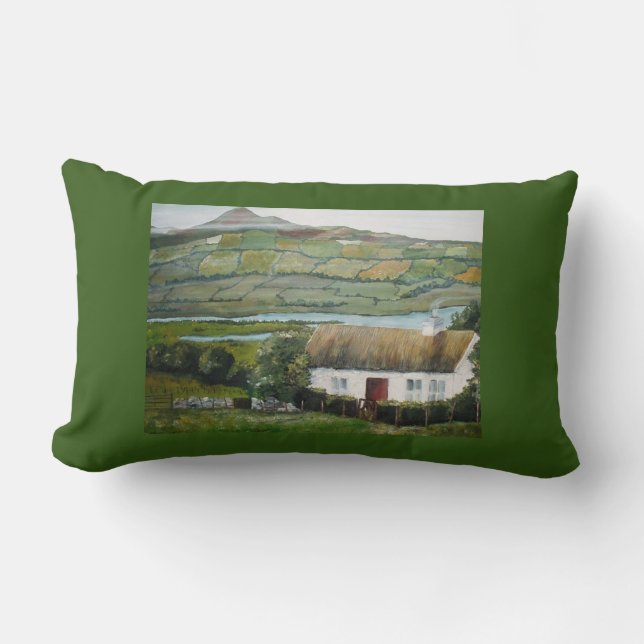 Oreiller Lombaire Irlandais Cottage Irlande (Recto)