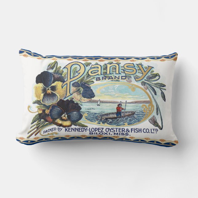 Oreiller lombaire Pansy Oysters (Recto)