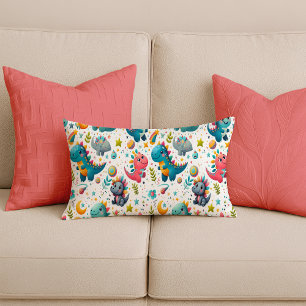 Oreiller Lombaire pour Nurserie avec Bébé Dinosaur