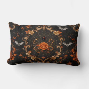 Oreiller lombaire Rose Orange Gothique - Halloween