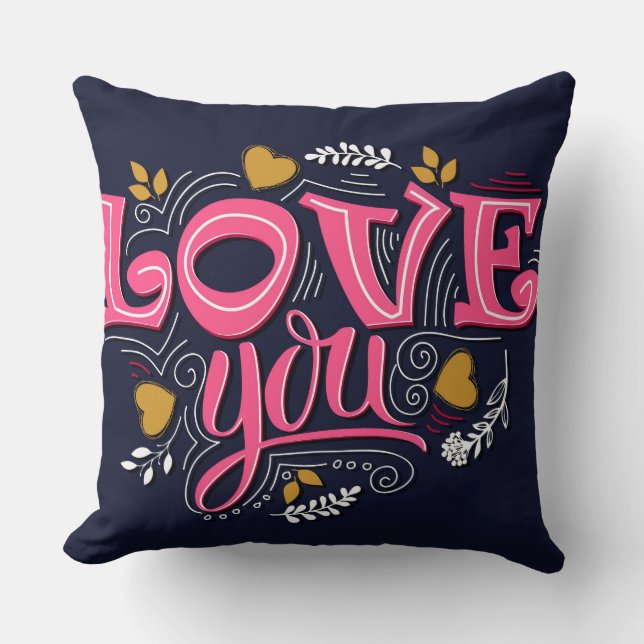 Oreiller Love You (Recto)