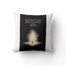 Oreiller Lumière du Monde – Jean 12:46