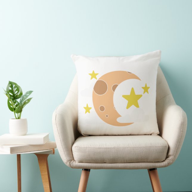    Oreiller Lune Croissante Fantaisiste (Chaise)