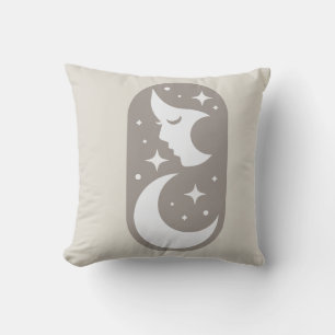 Oreiller Lune et Étoiles Calme Cosmique