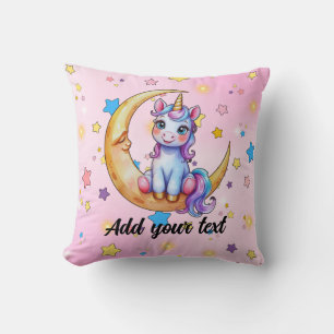 Oreiller Lune Unicorne
