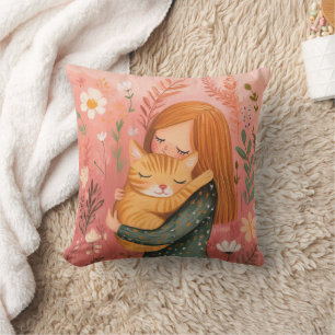 Oreiller Maman Chat Mignonne – Cadeau pour Amateur