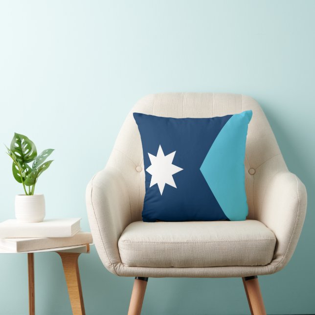 Oreiller Minnesota Flag American MoJo (Chaise)