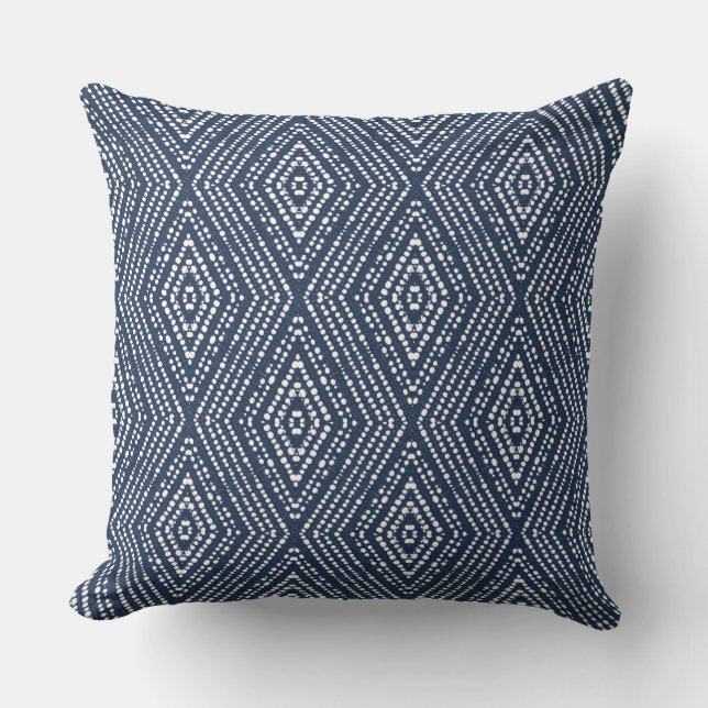 Oreiller Moderne Bleu Marine (Recto)