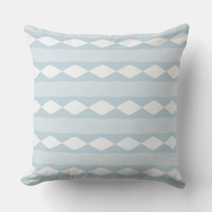 Oreiller Moderne Jeté Bleu Clair