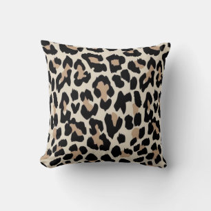 Oreiller motif poster de animal
